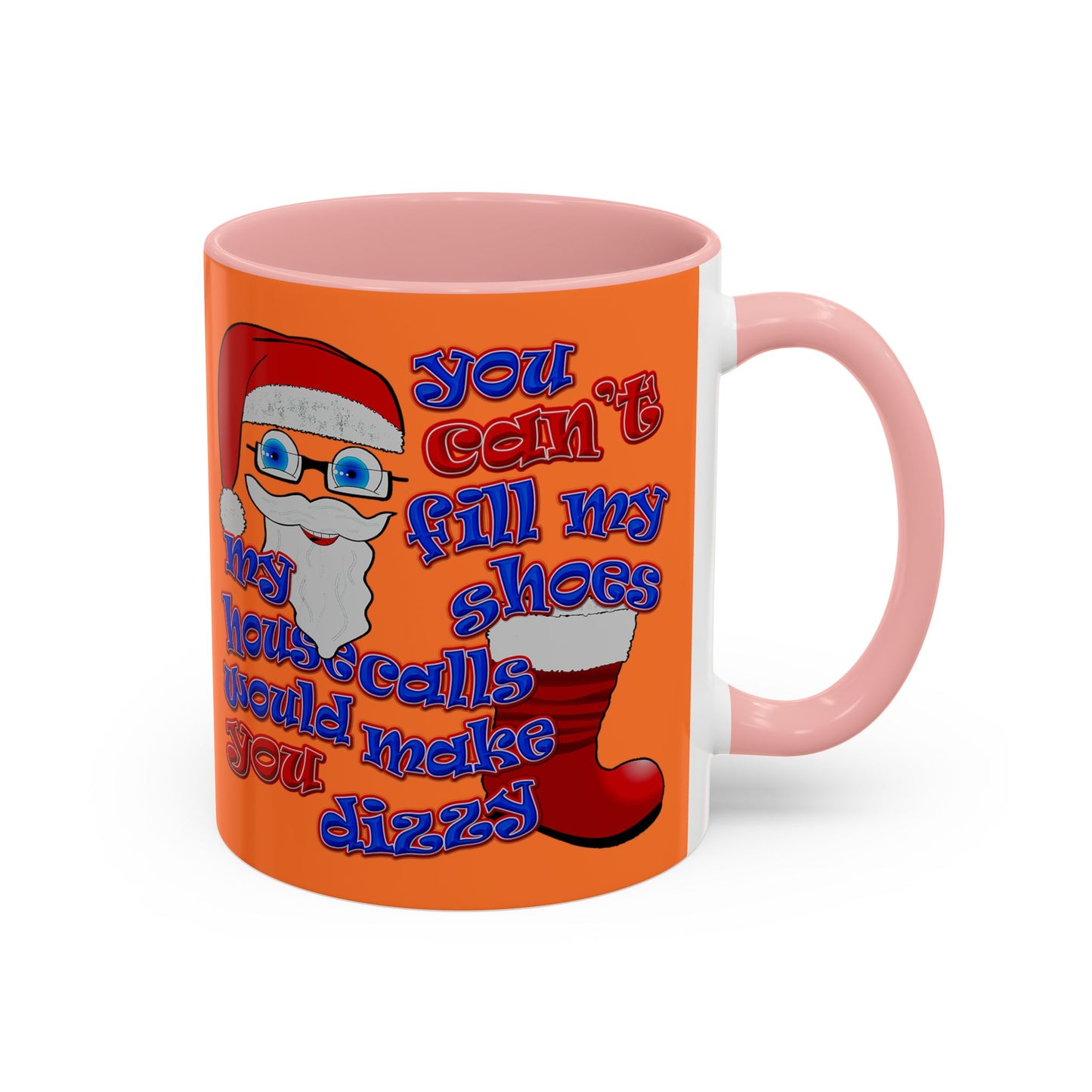 santa's shoes - Accent Mug (crusta)