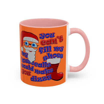 santa's shoes - Accent Mug (crusta)