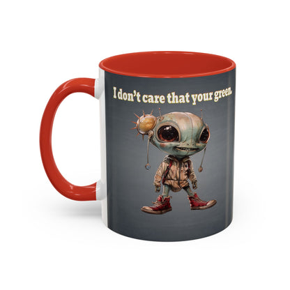 I don't care that your grey - Accent Mug (grey-light grey)