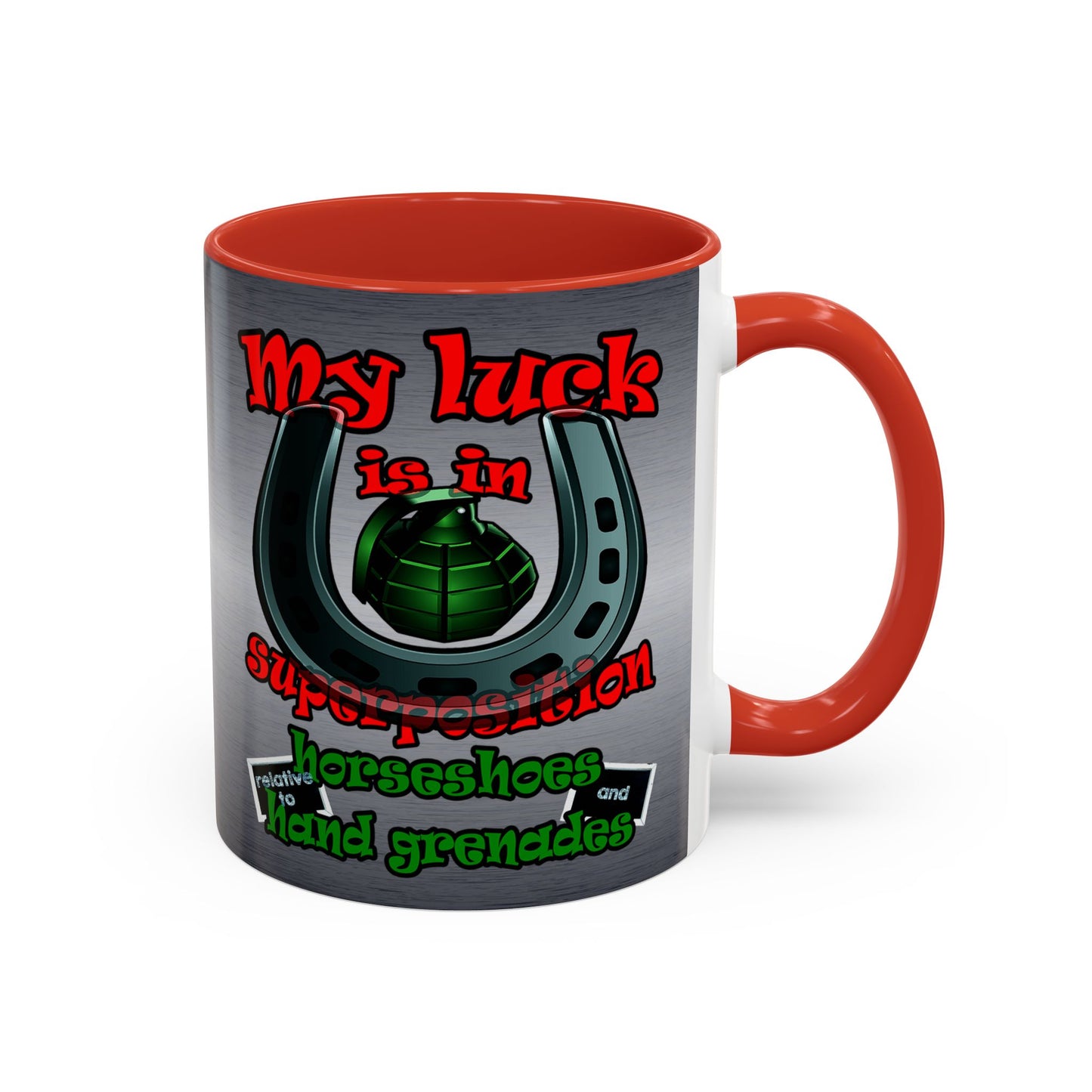 my luck - Accent Mug (brushed nickel)