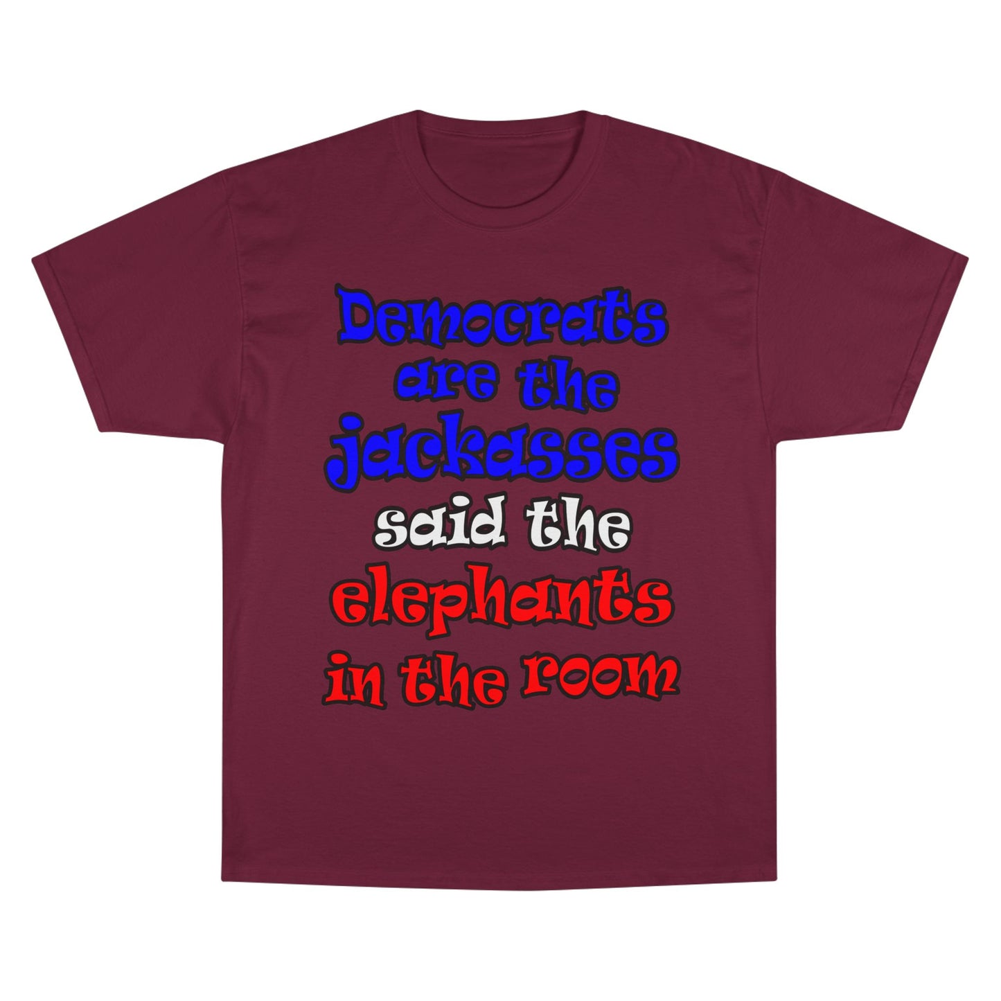 donkeys and elephants - Champion T-Shirt
