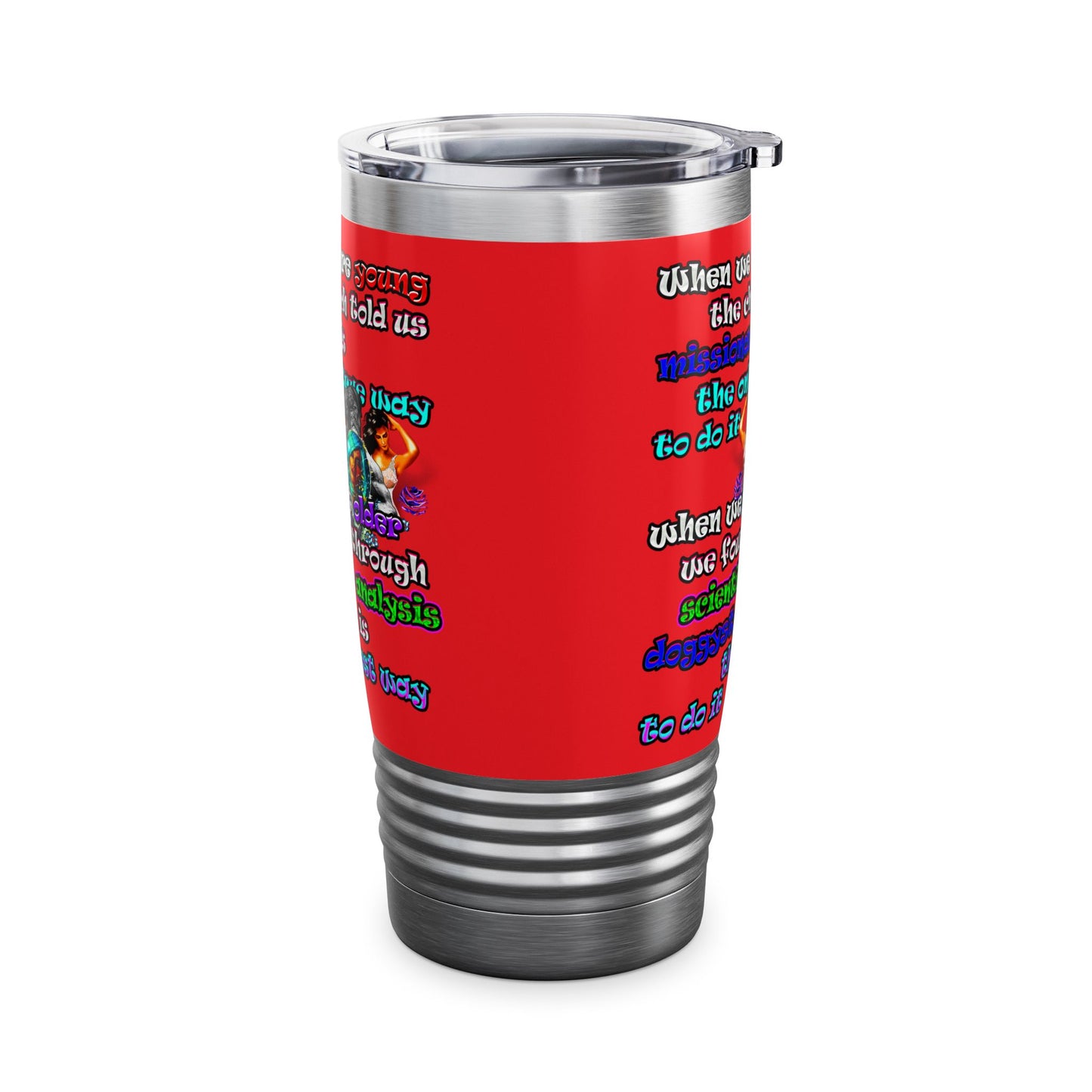 doggystyle - Ringneck Tumbler, 20oz (red)