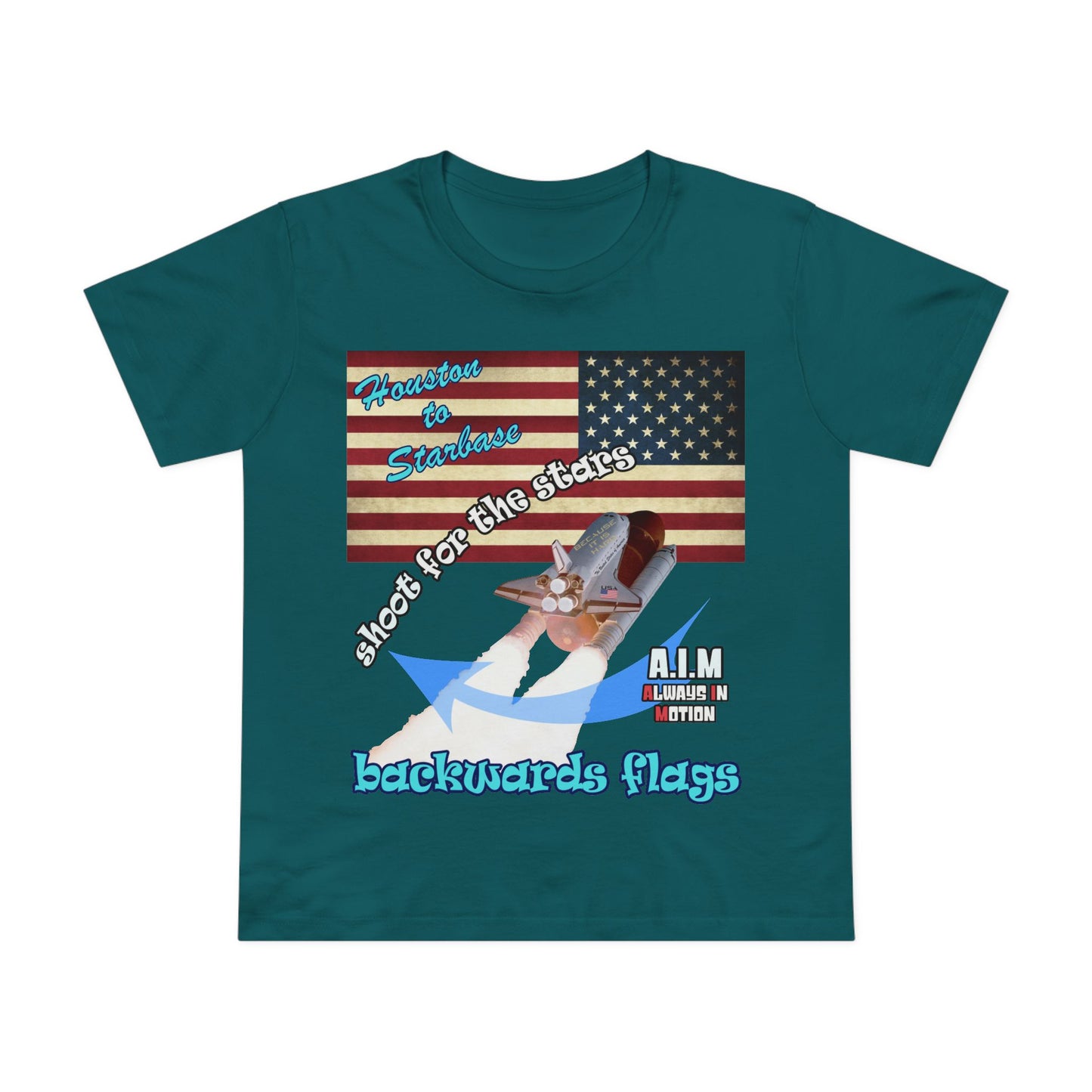 shoot for the stars - Women’s Maple Tee