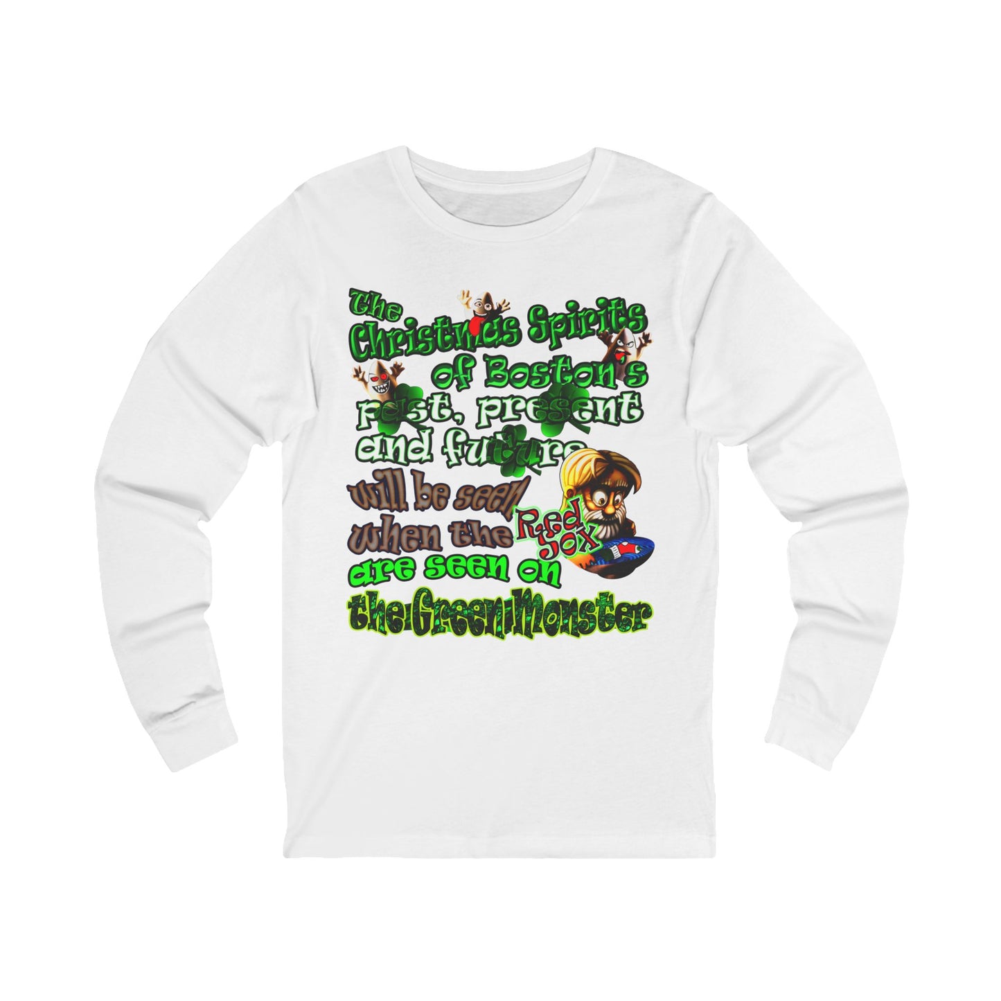 christmas spirits of boston - Unisex Jersey Long Sleeve Tee