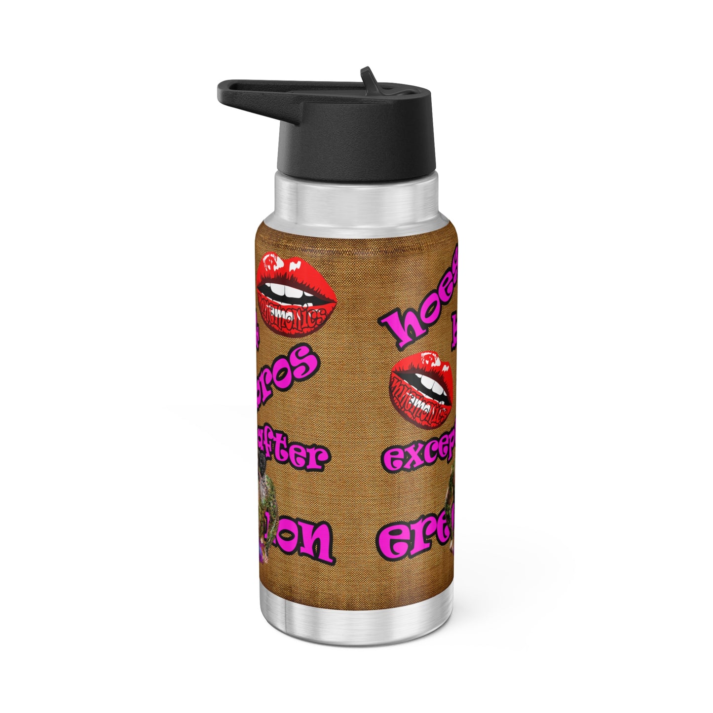 hoes b4 bros - Gator Tumbler, 32oz  (brown papyrus)