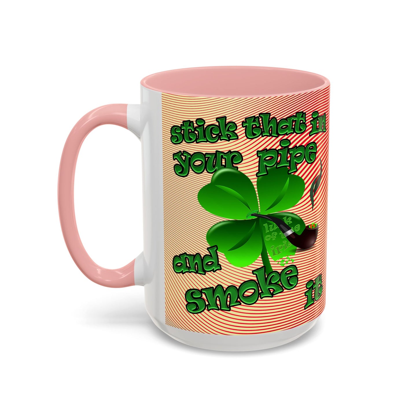 celtics logo - Accent Mug (yellow-orange wave)