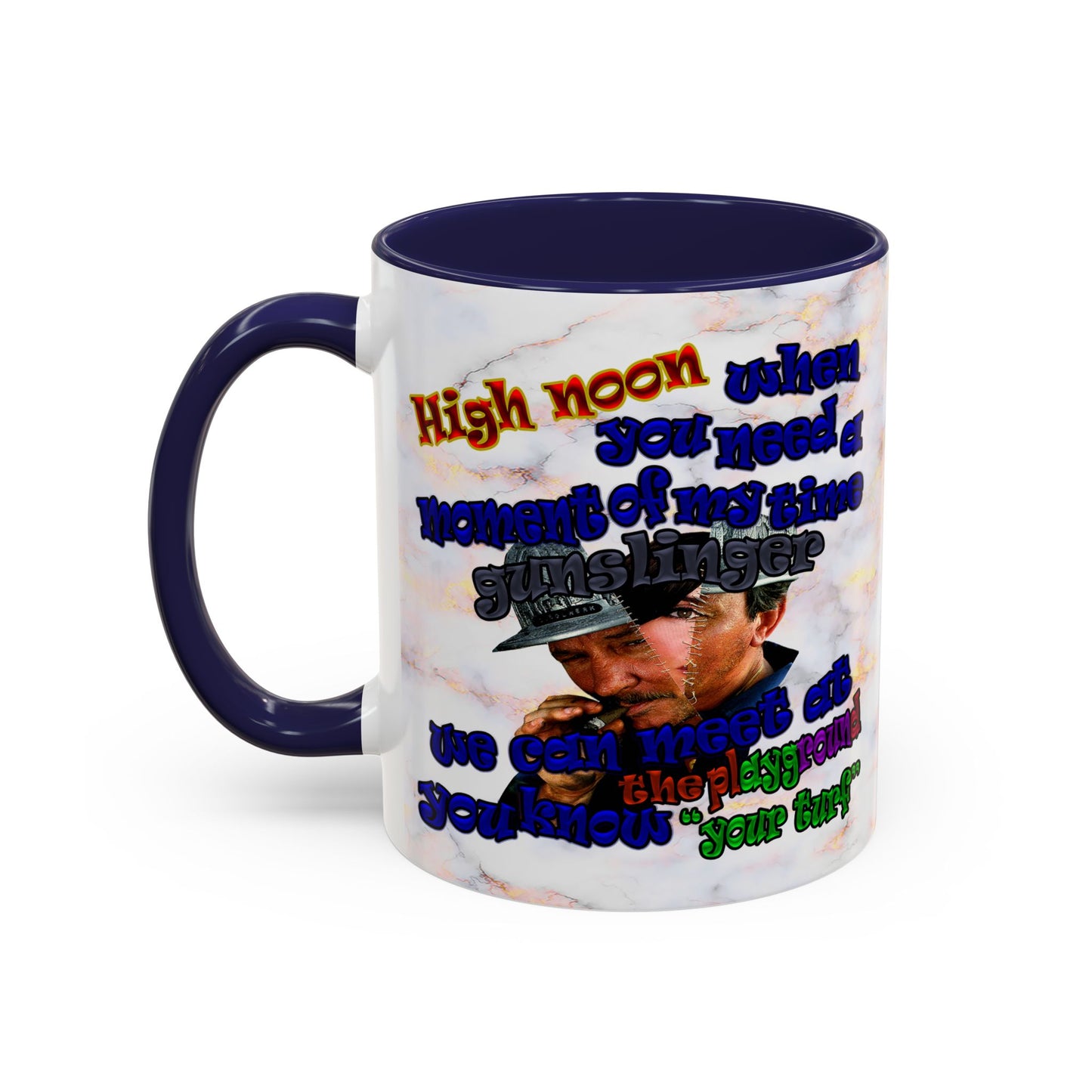 high noon - Accent Mug (white marble)