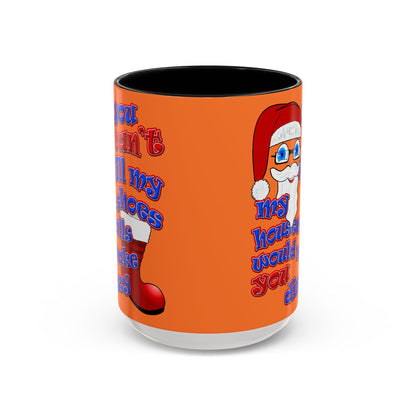 santa's shoes - Accent Mug (crusta)