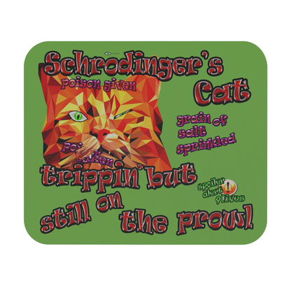 schrodinger's cat - Mouse Pad (Rectangle) (green)