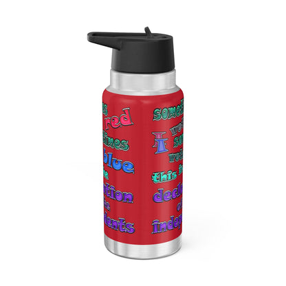 declaration of the independents - Gator Tumbler, 32oz (dark red)