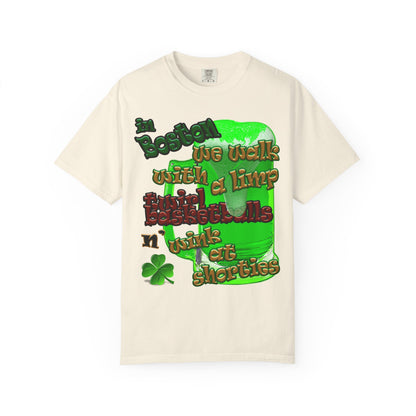 celtics logo - Unisex Garment-Dyed T-shirt
