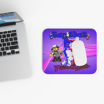 tag that - Mouse Pad (Rectangle) (purple-pink wave)