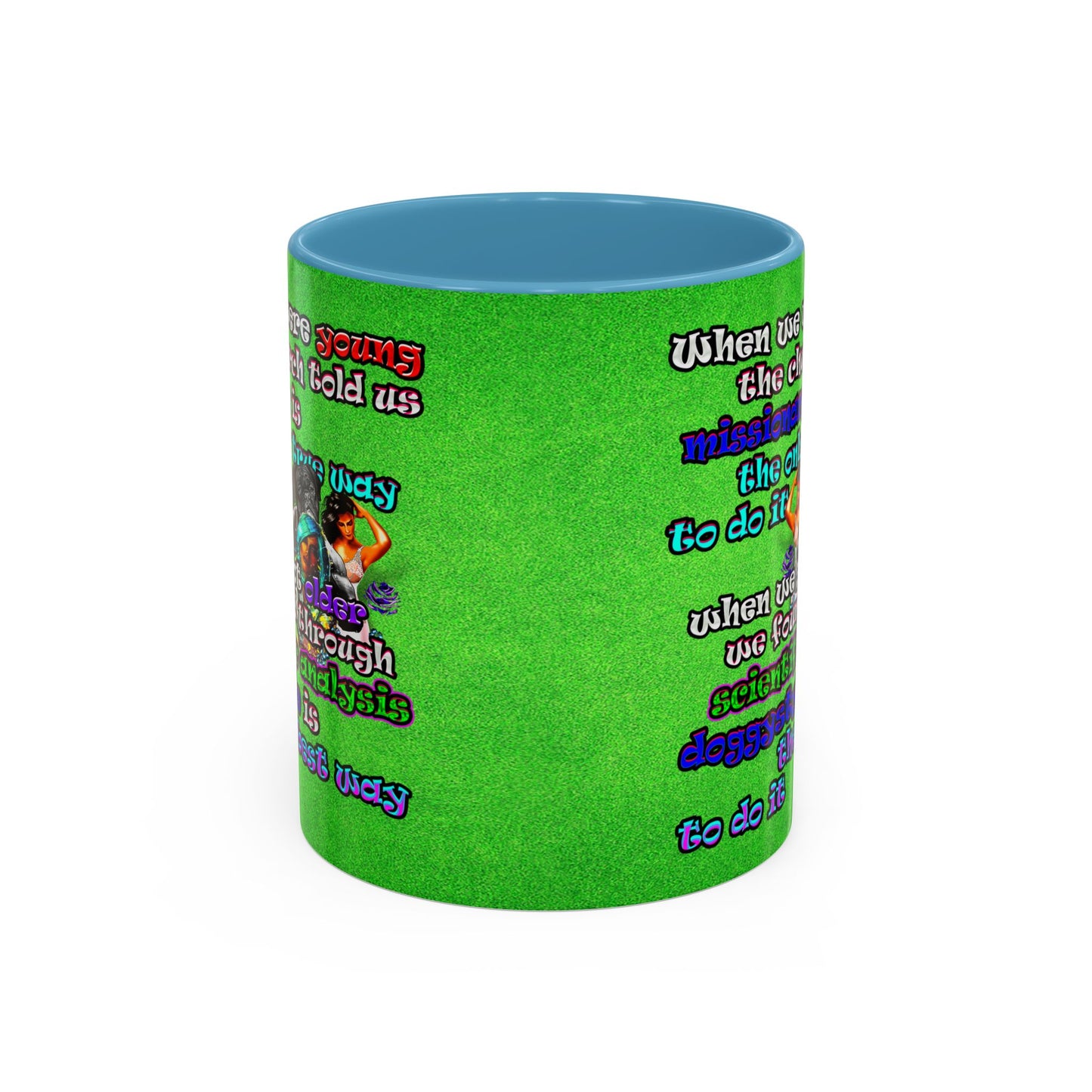 doggystyle - Accent Mug (green turf)