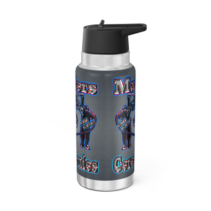 em cee squared - Gator Tumbler, 32oz (grey-light grey)
