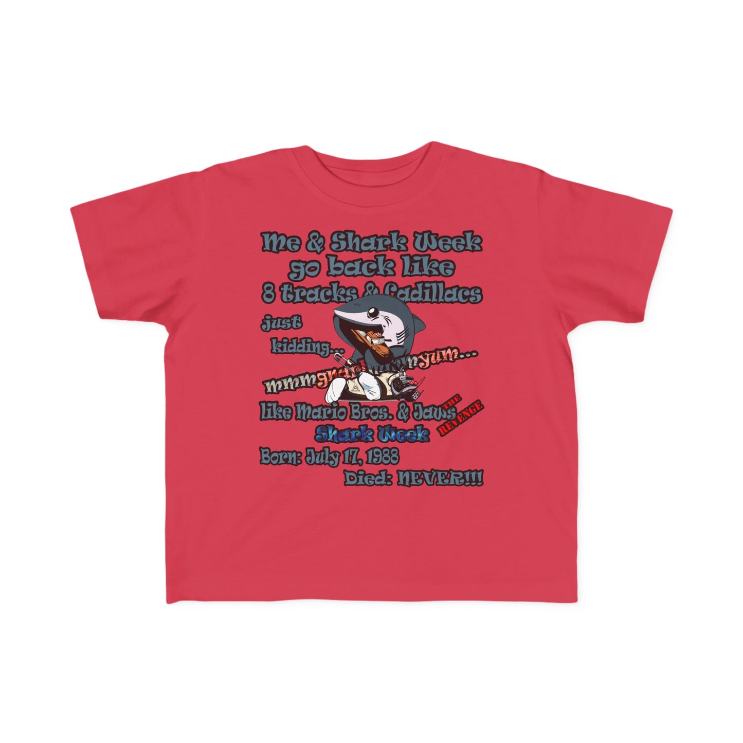 shark week - Toddler's Fine Jersey Tee