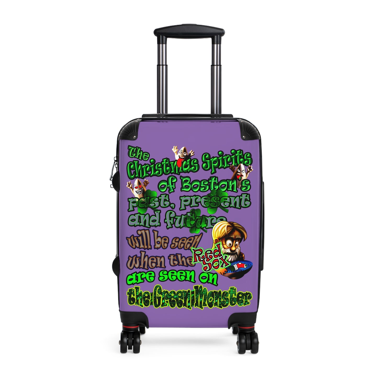 christmas spirits of boston - Suitcase (light purple)