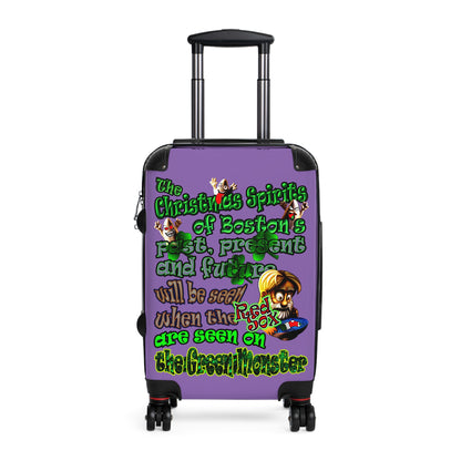 christmas spirits of boston - Suitcase (light purple)