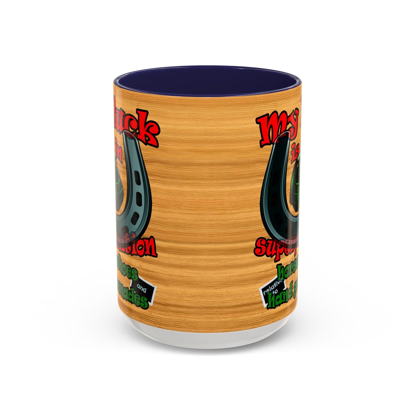 my luck - Accent Mug (butterscotch wood finish)