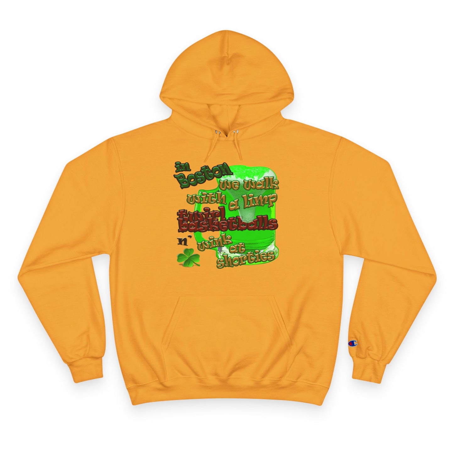 celtics logo - Champion Hoodie