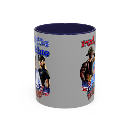rw&b lives matter - Accent Mug (light grey)