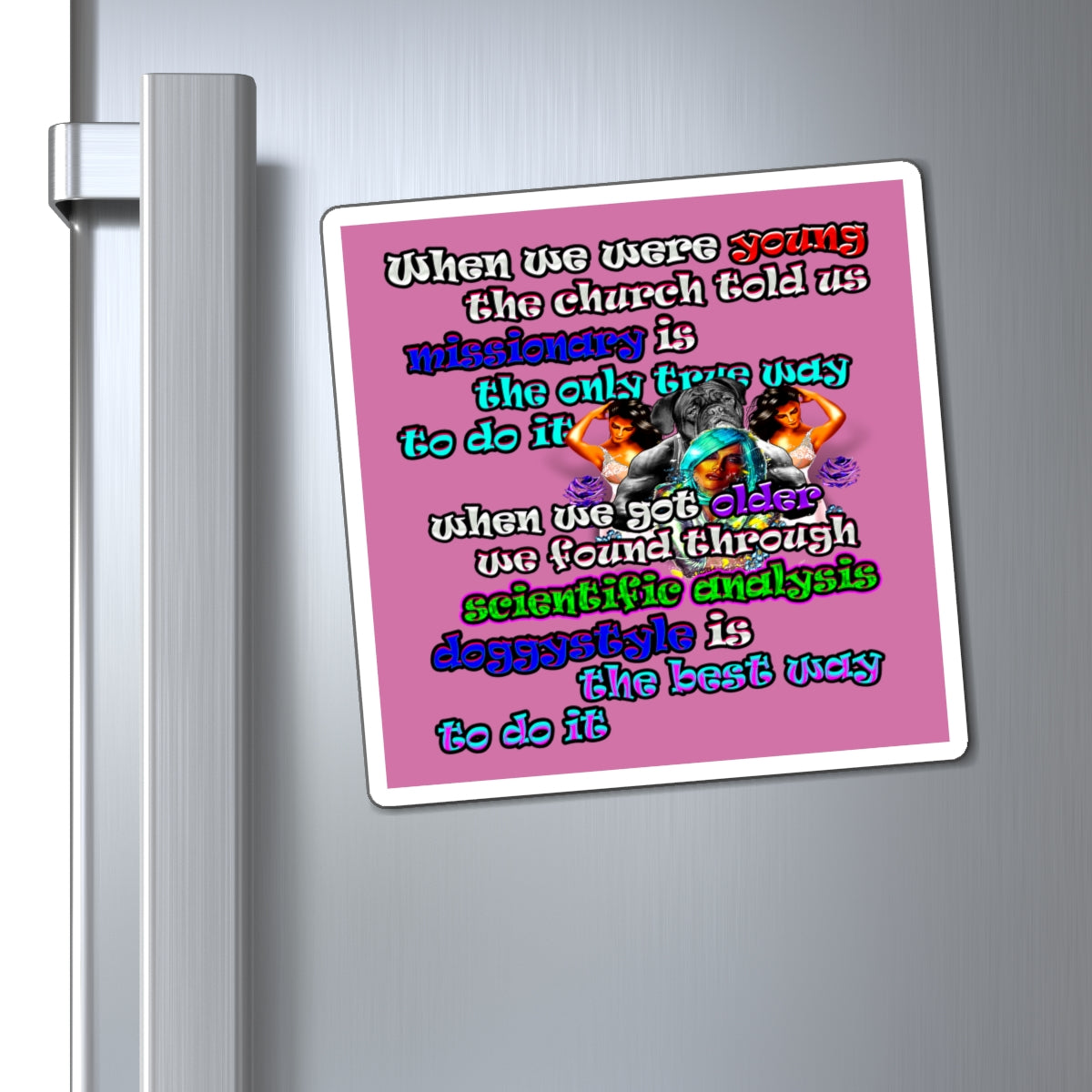 doggystyle - Magnets - (light pink)