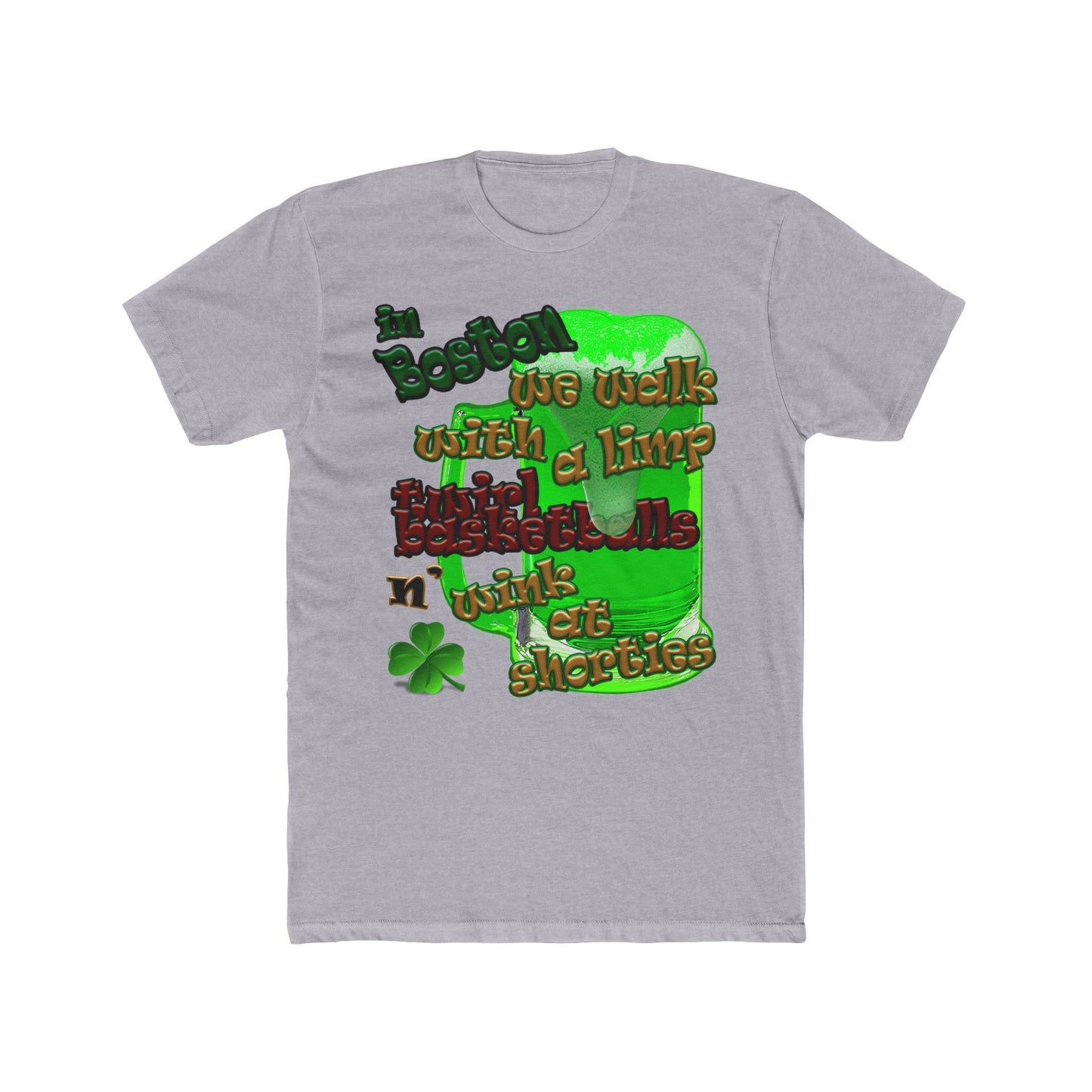 celtics logo - Men's Cotton Crew Tee