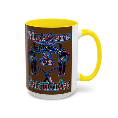 em cee squared - Accent Mug (brown)