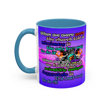 doggystyle - Accent Mug (purple-pink wave)