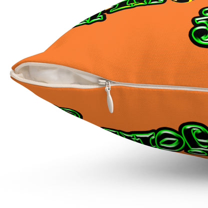 og - Spun Polyester Square Pillow - (crusta)