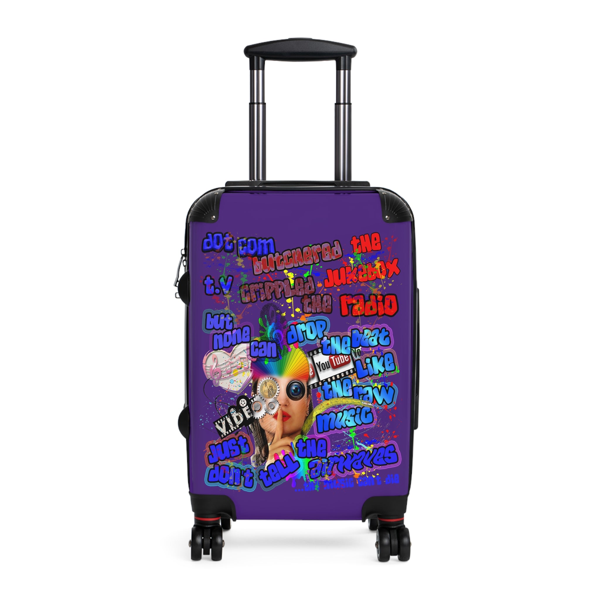 drop the beat - Suitcase (purple)