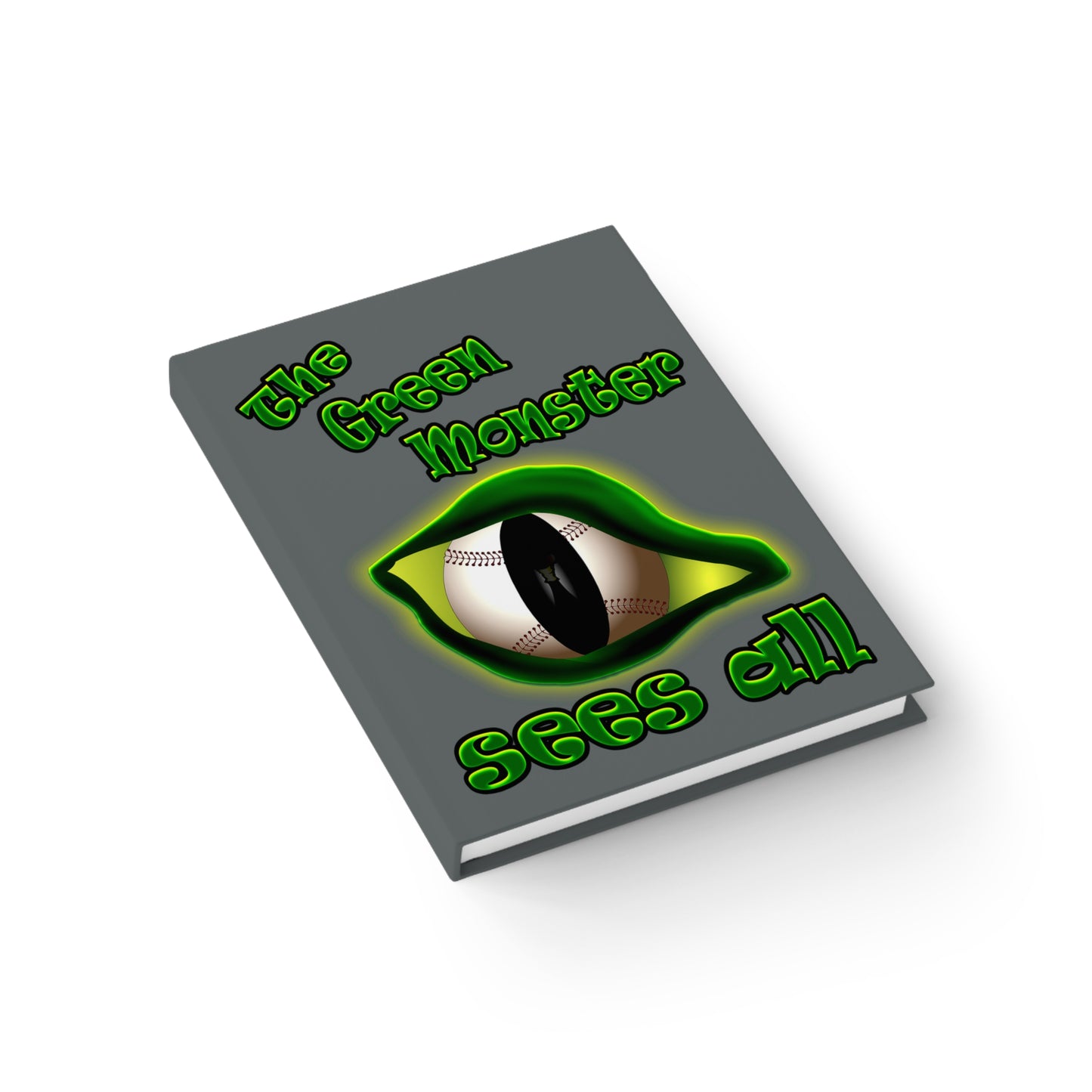 green monster - journal-lined (dark grey)