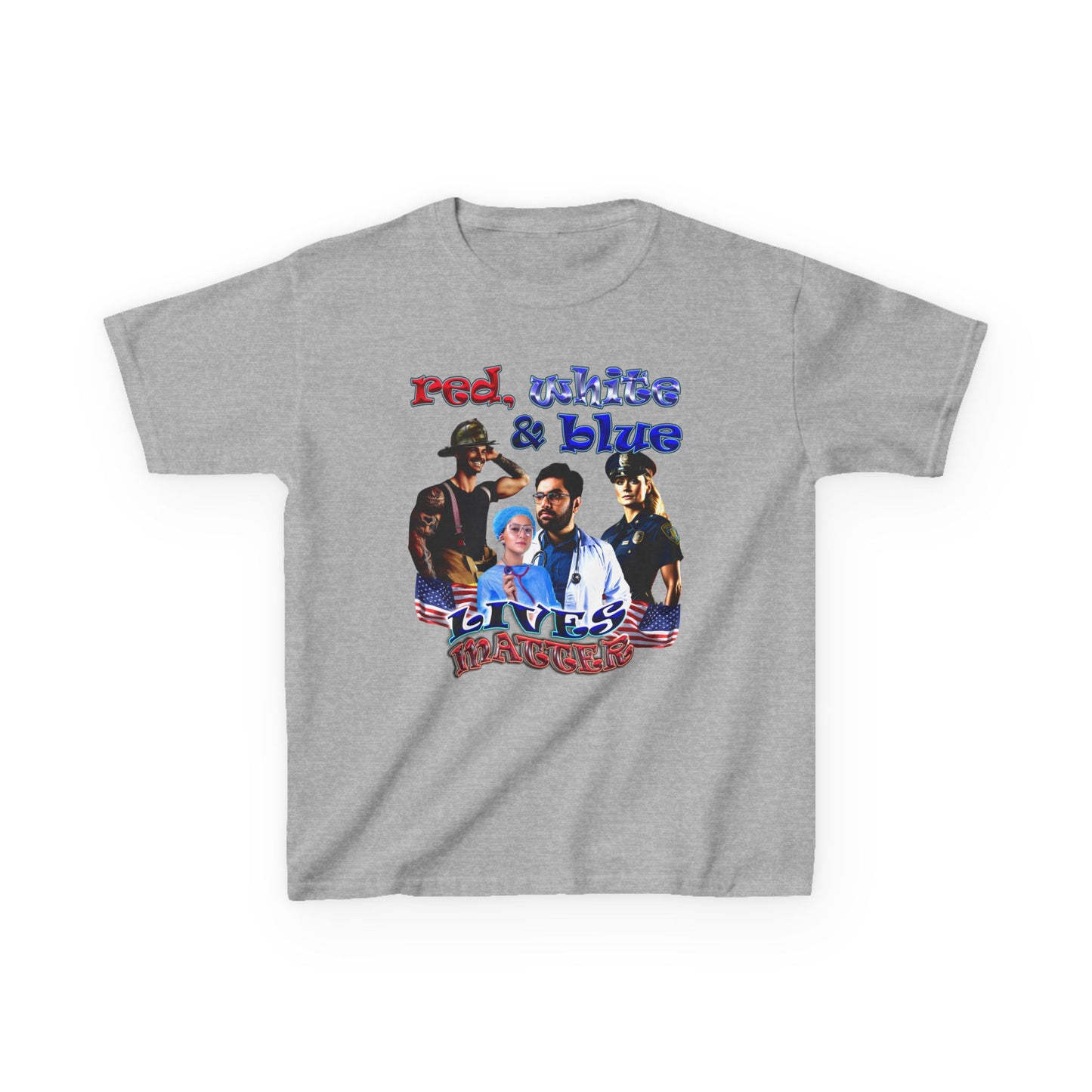 rw&b lives matter - Kids Heavy Cotton™ Tee