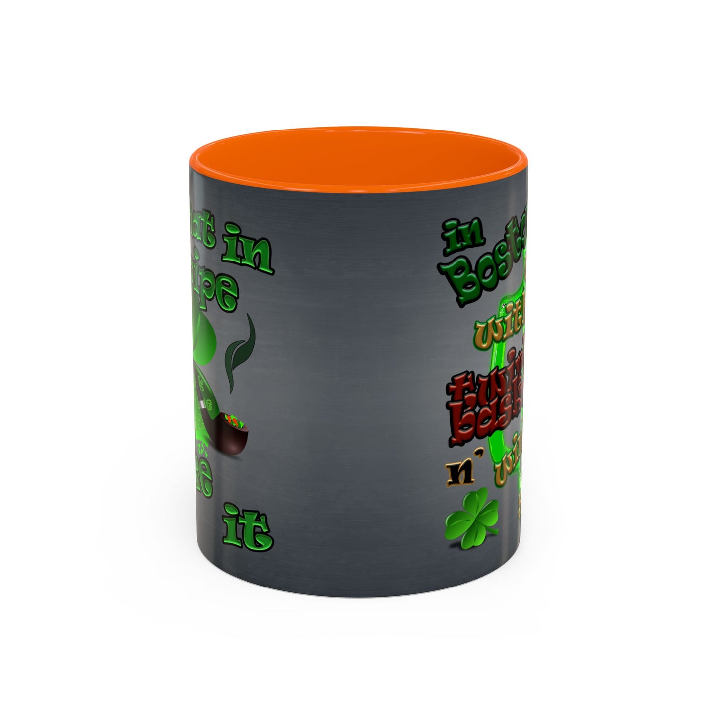 celtics logo - Accent Mug (grey-light grey)