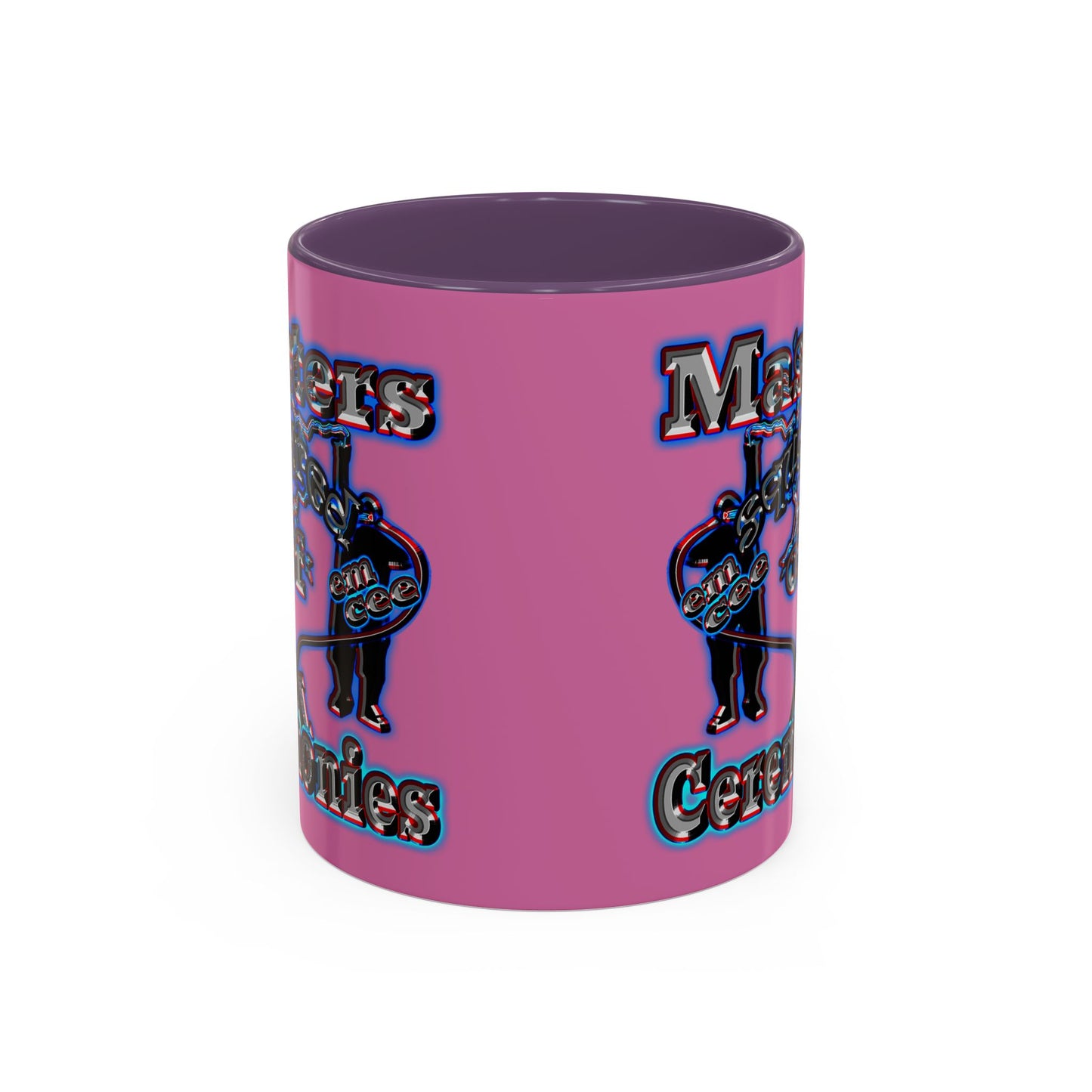 em cee squared - Accent Mug (light pink)