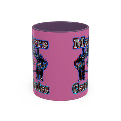 em cee squared - Accent Mug (light pink)