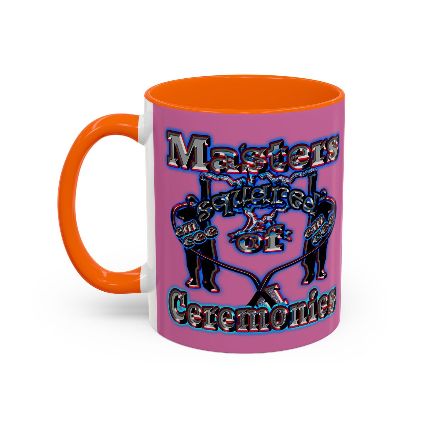 em cee squared - Accent Mug (light pink)