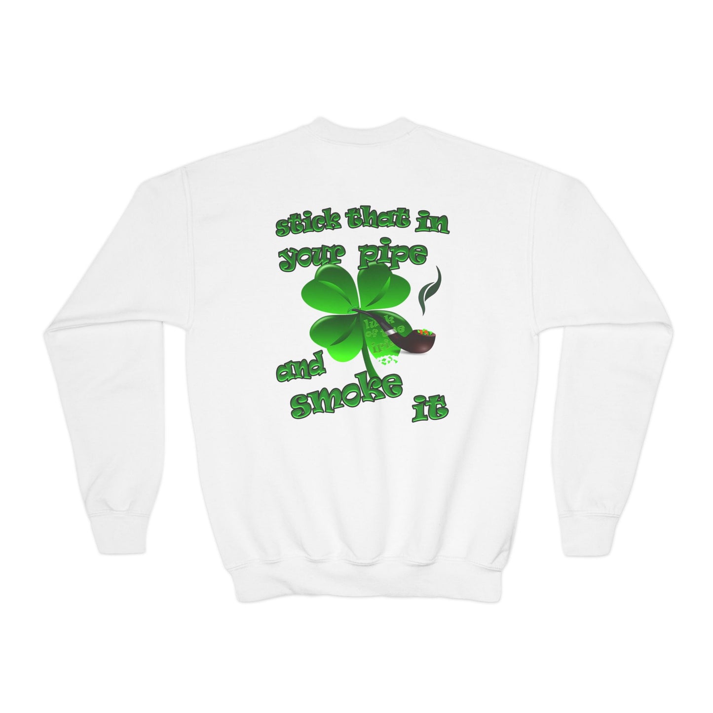 celtics logo - Youth Crewneck Sweatshirt