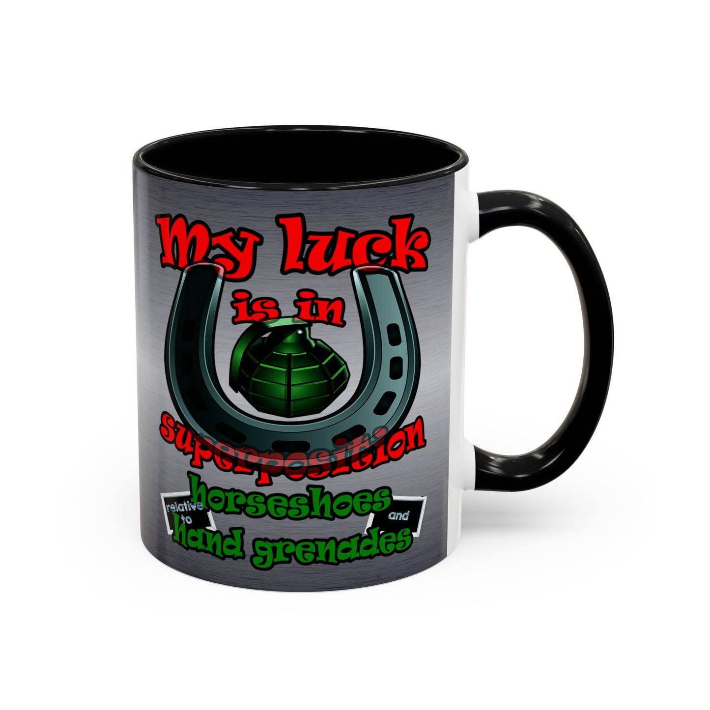 my luck - Accent Mug (brushed nickel)