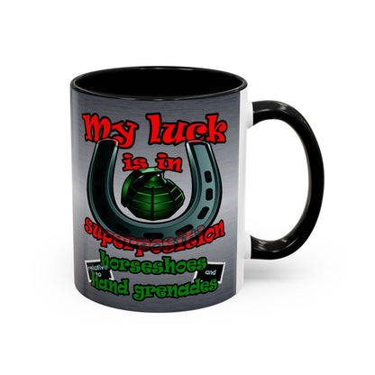 my luck - Accent Mug (brushed nickel)