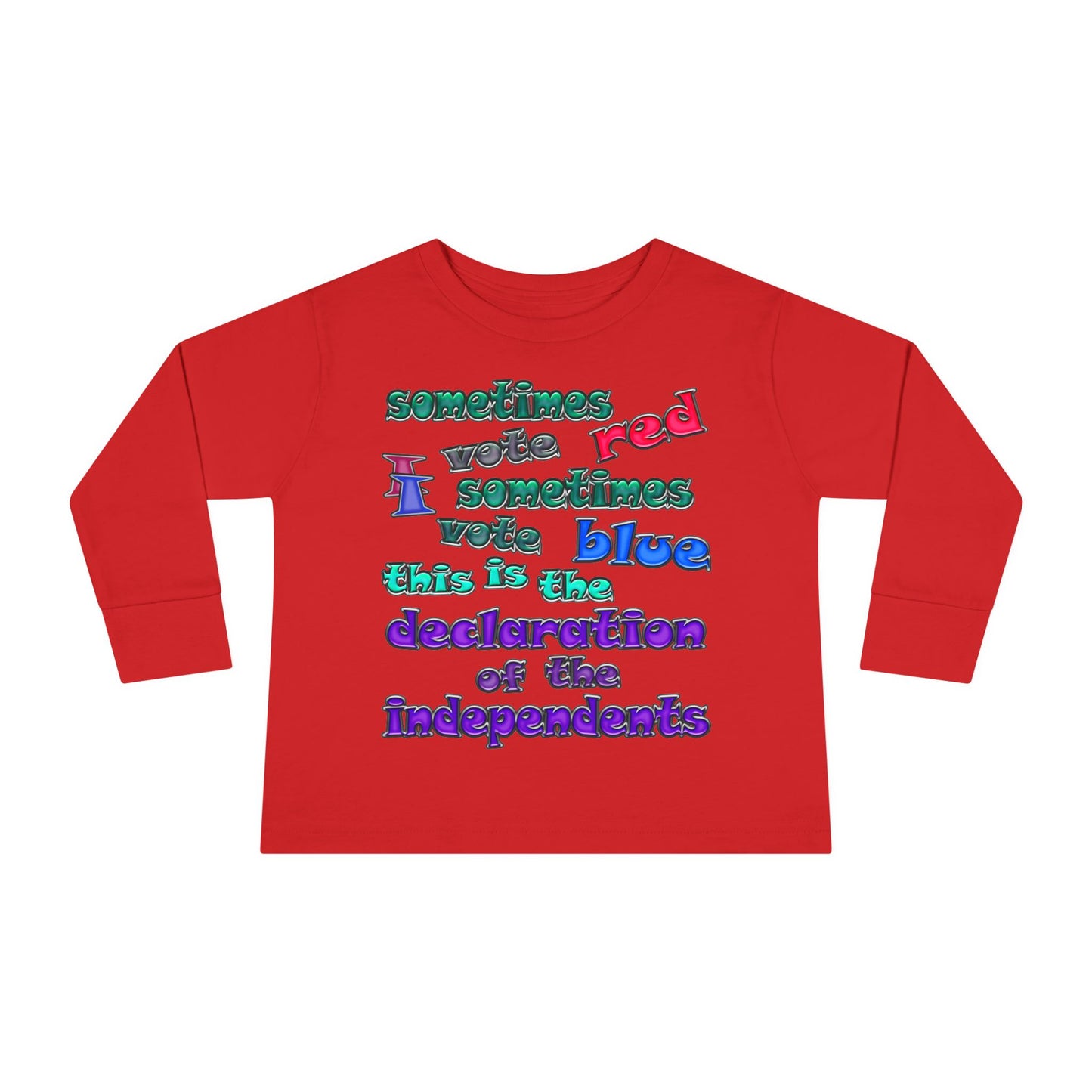 declaration of the independents - Toddler Long Sleeve Tee