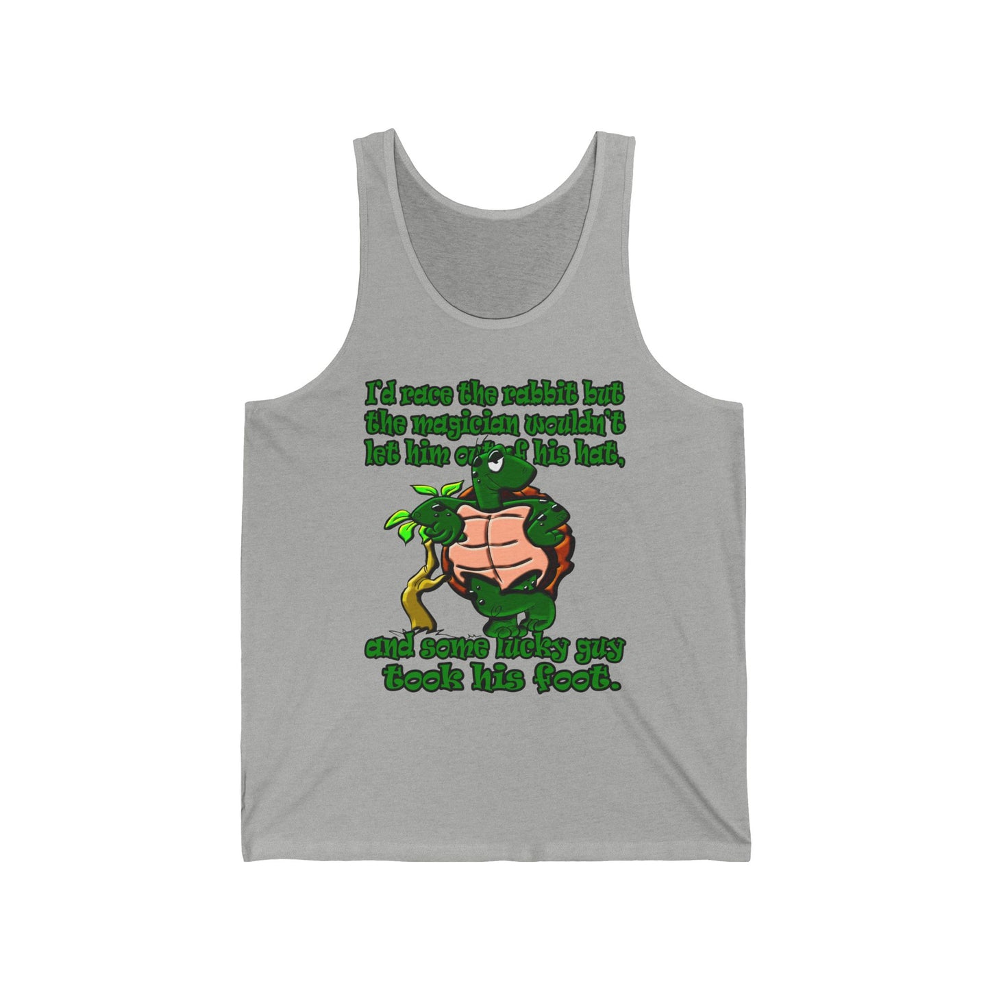 turtle race - Unisex Jersey Tank