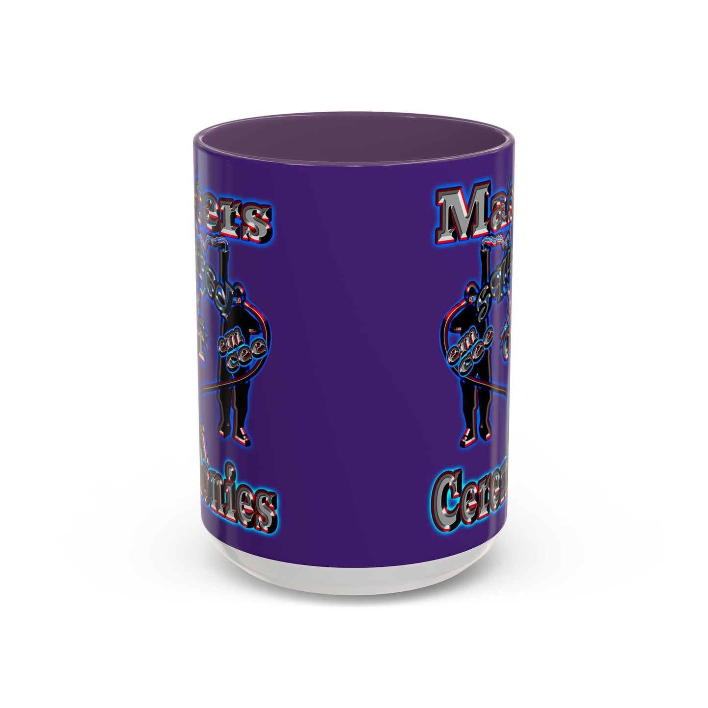 em cee squared - Accent Mug (purple)
