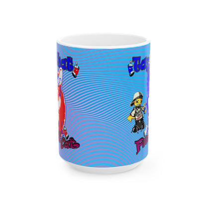 tag that - White Mug (light blue-purple wave)