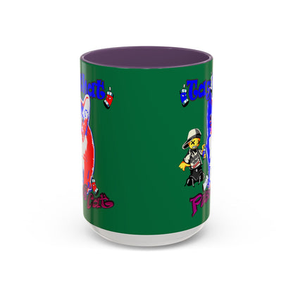 tag that - Accent Mug (dark green)