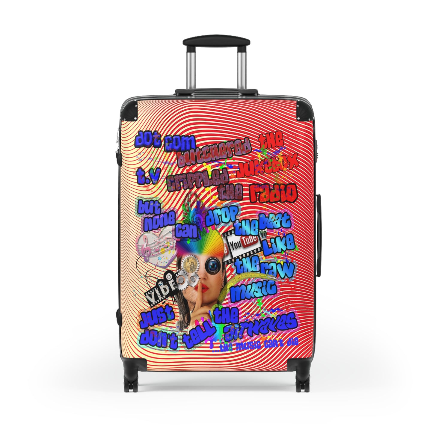 drop the beat - Suitcase (yellow-orange wave)