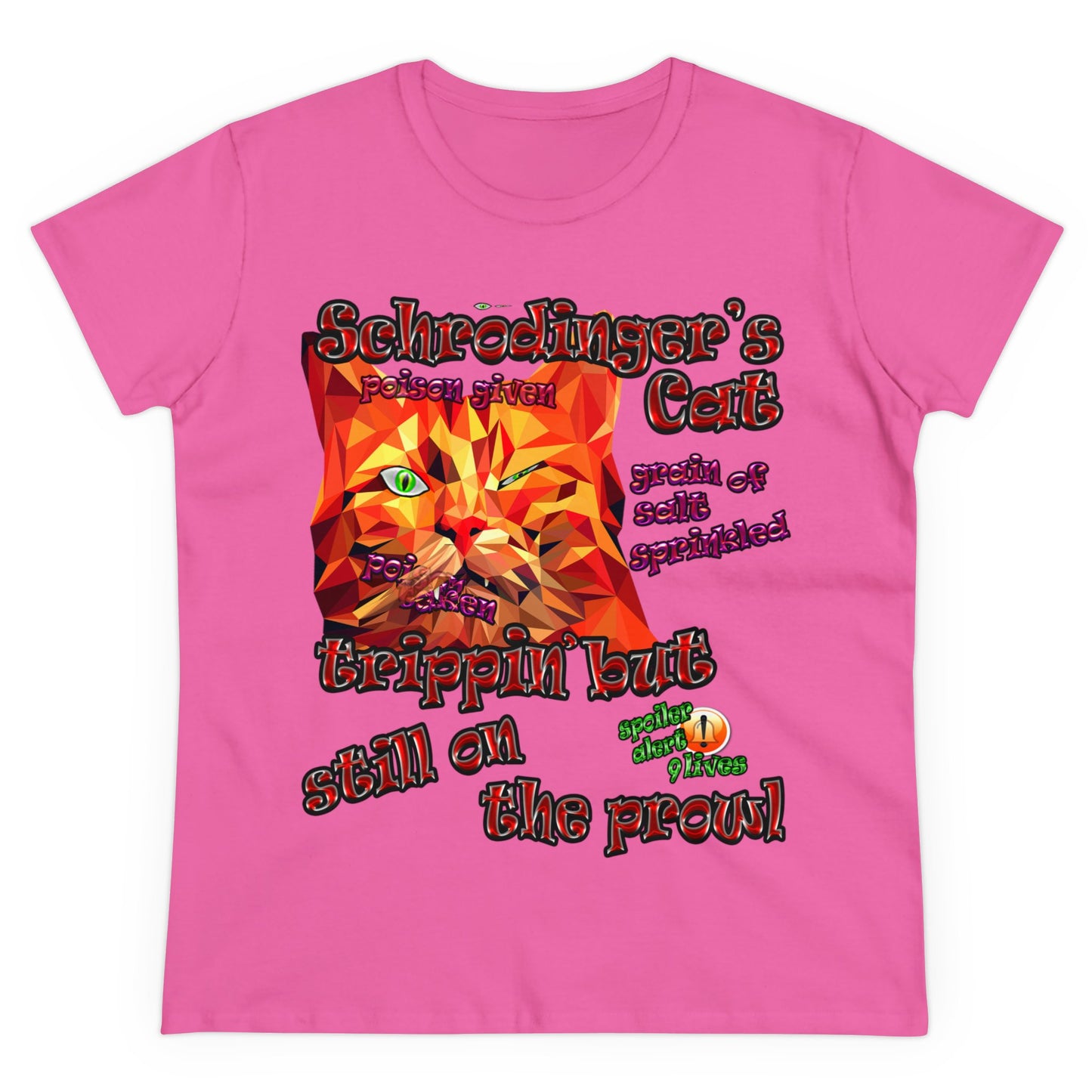 schrodinger's cat - Women's Midweight Cotton Tee