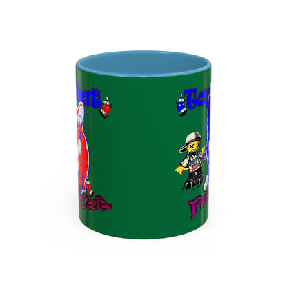 tag that - Accent Mug (dark green)