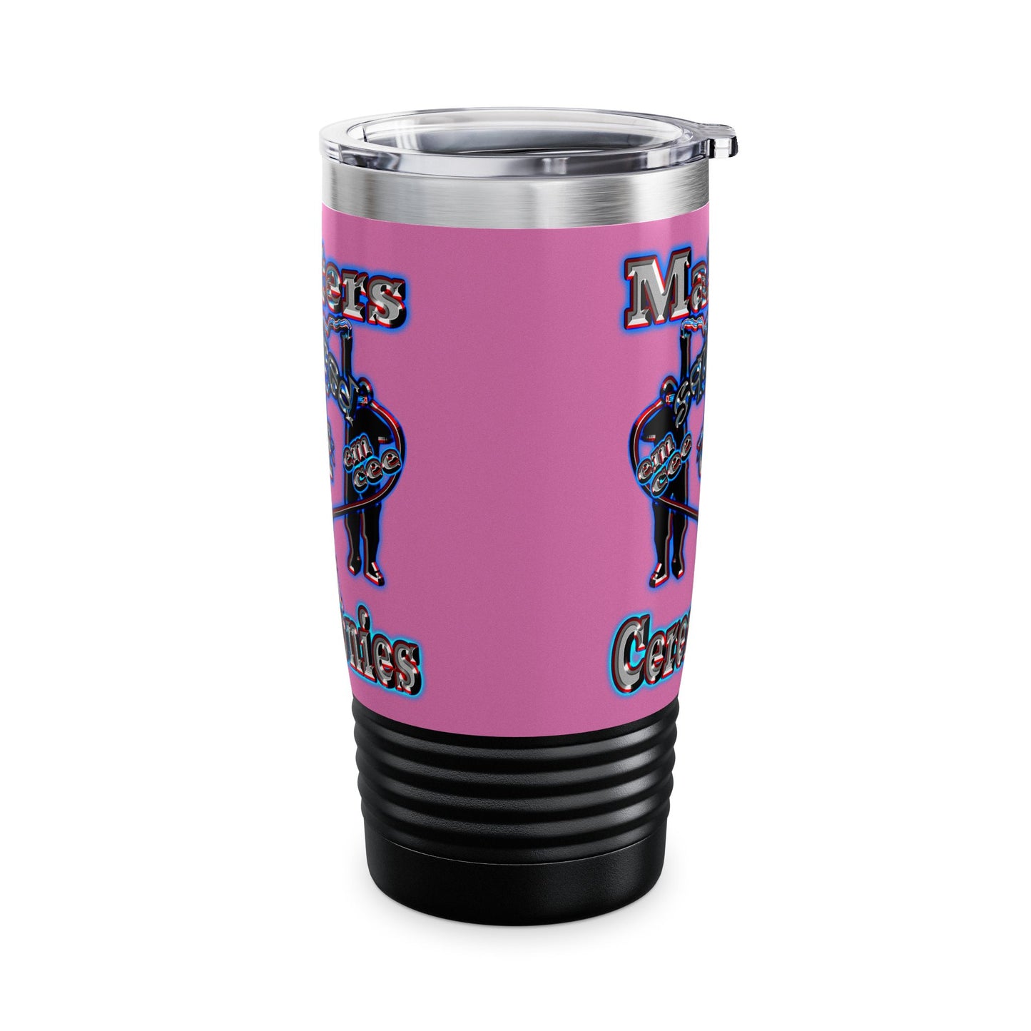 em cee squared - Ringneck Tumbler, 20oz (light pink)
