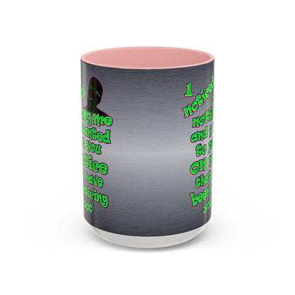 noticed you noticing - Accent Mug (brushed nickel)