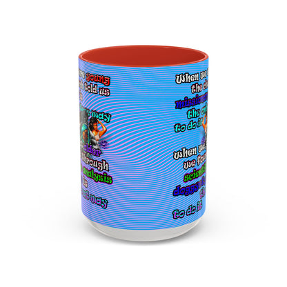 doggystyle - Accent Mug (light blue-purple wave)